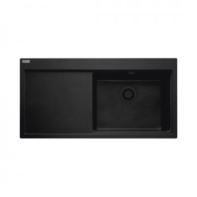 Franke Mythos MTG 611-100 zlewozmywak 100x51,5 cm lewy Fragranit+ czarny mat 114.0743.109
