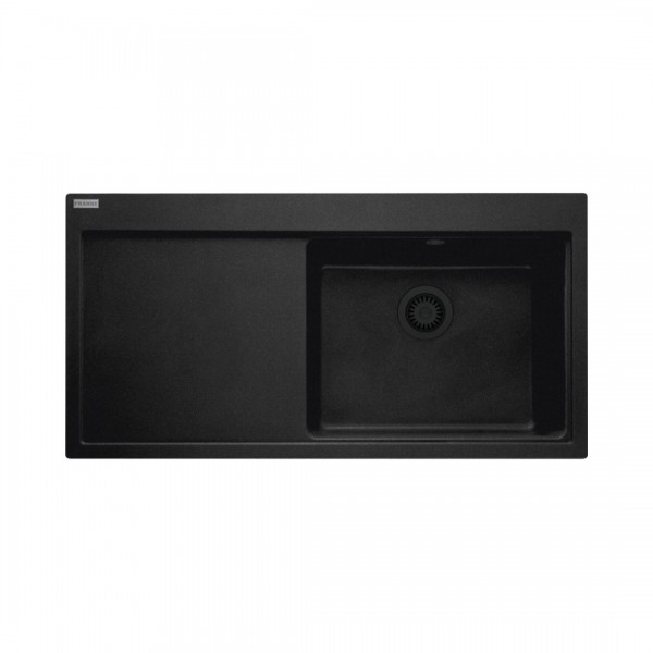 Franke Mythos MTG 611-100 zlewozmywak 100x51,5 cm lewy Fragranit+ czarny mat 114.0743.109
