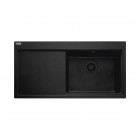 Franke Mythos MTG 611-100 zlewozmywak 100x51,5 cm lewy Fragranit+ czarny mat 114.0743.109