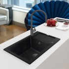 Franke ukryty przelew okrągły antracyt 133.0722.565