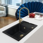 Franke ukryty przelew okrągły złoty 133.0722.548