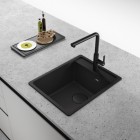 Franke Maris Slim L pull-out bateria kuchenna z wyciąganą wylewką czarny mat 115.0728.394