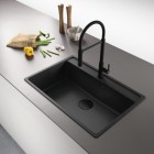 Franke Maris Slim semi-pro bateria kuchenna z wyciąganą wylewką czarny mat 115.0728.396