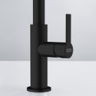 Franke Maris Slim semi-pro bateria kuchenna z wyciąganą wylewką czarny mat 115.0728.396