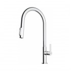 Franke Maris Slim Clear Water J bateria kuchenna stojąca z wyciąganą wylewką z podłączeniem do filtra wody chrom 120.0730.870