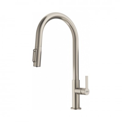 Franke Maris Slim Clear Water bateria kuchenna stojąca z wyciąganą wylewką z podłączeniem do filtra wody stal 120.0736.604