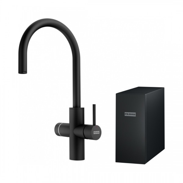 Franke Mythos Water Hub All in One bateria kuchenna stojąca wielofunkcyjny system filtracji czarny mat 160.0731.752