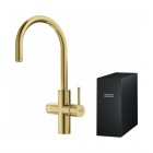 Franke Mythos Water Hub All in One bateria kuchenna stojąca wielofunkcyjny system filtracji złota 160.0731.755