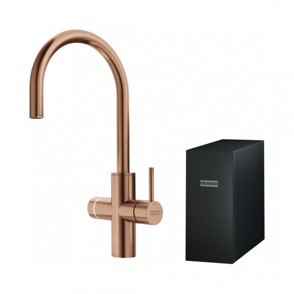 Franke Mythos Water Hub All in One bateria kuchenna stojąca wielofunkcyjny system filtracji miedź 160.0731.758