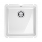 Franke KubusX KXK 110-41 zlewozmywak ceramiczny 44,5x45,4 cm biały połysk 126.0738.286