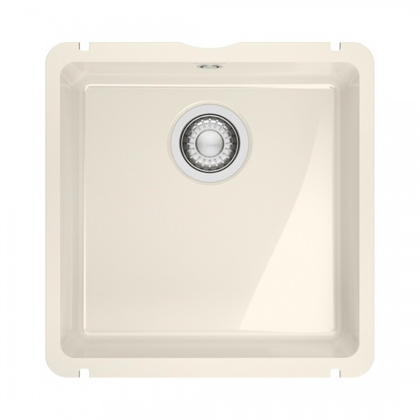 Franke KubusX KXK 110-41 zlewozmywak ceramiczny 44,5x45,4 cm kremowy połysk 126.0738.287