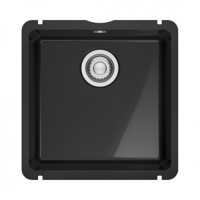 Franke KubusX KXK 110-41 zlewozmywak ceramiczny 44,5x45,4 cm onyx połysk 126.0738.288