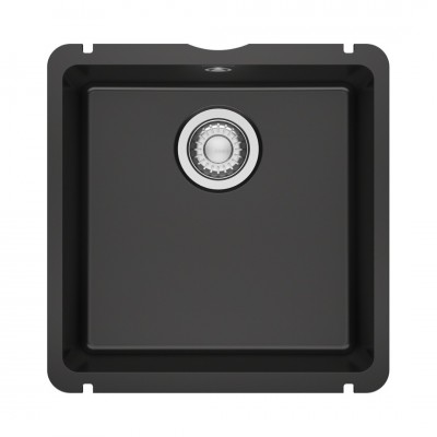 Franke KubusX KXK 110-41 zlewozmywak ceramiczny 44,5x45,4 cm czarny mat 126.0738.289