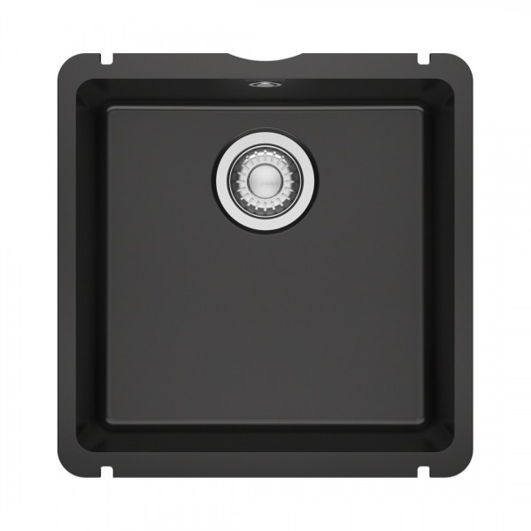Franke KubusX KXK 110-41 zlewozmywak ceramiczny 44,5x45,4 cm czarny mat 126.0738.289