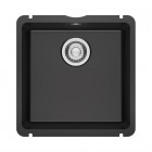 Franke KubusX KXK 110-41 zlewozmywak ceramiczny 44,5x45,4 cm czarny mat 126.0738.289