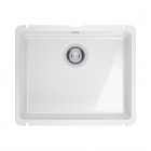 Franke KubusX KXK 110-41 zlewozmywak ceramiczny 54,5x45,4 cm biały połysk 126.0738.290