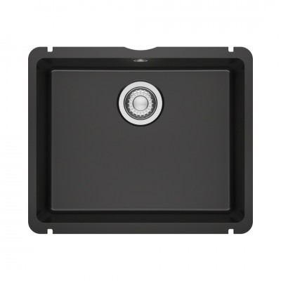 Franke KubusX KXK 110-41 zlewozmywak ceramiczny 54,5x45,4 cm czarny mat 126.0738.293