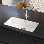 Franke KubusX KXK 110-71 zlewozmywak ceramiczny 74,5x45,4 cm biały połysk 126.0738.294