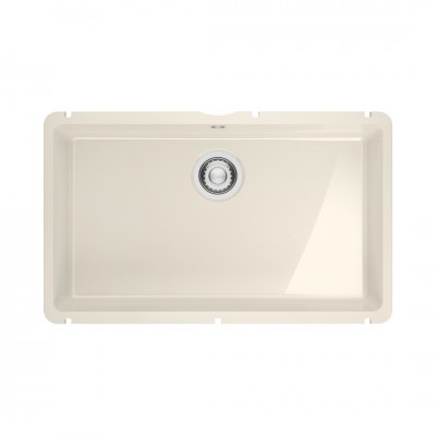 Franke KubusX KXK 110-71 zlewozmywak ceramiczny 74,5x45,4 cm kremowy połysk 126.0738.295