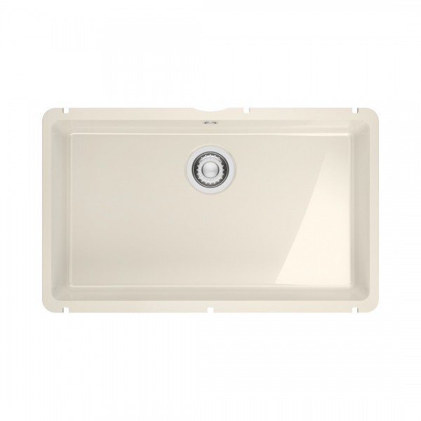 Franke KubusX KXK 110-71 zlewozmywak ceramiczny 74,5x45,4 cm kremowy połysk 126.0738.295