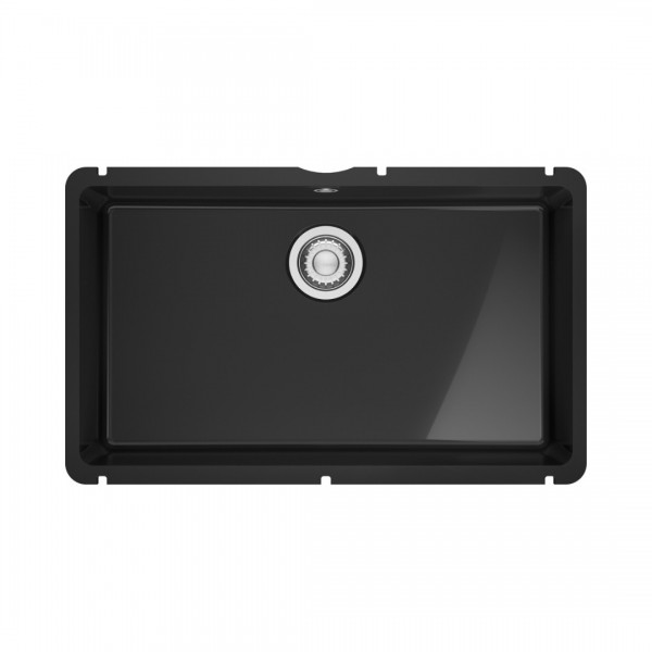 Franke KubusX KXK 110-71 zlewozmywak ceramiczny 74,5x45,4 cm onyx połysk 126.0738.296