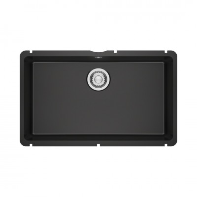 Franke KubusX KXK 110-71 zlewozmywak ceramiczny 74,5x45,4 cm czarny mat 126.0738.297