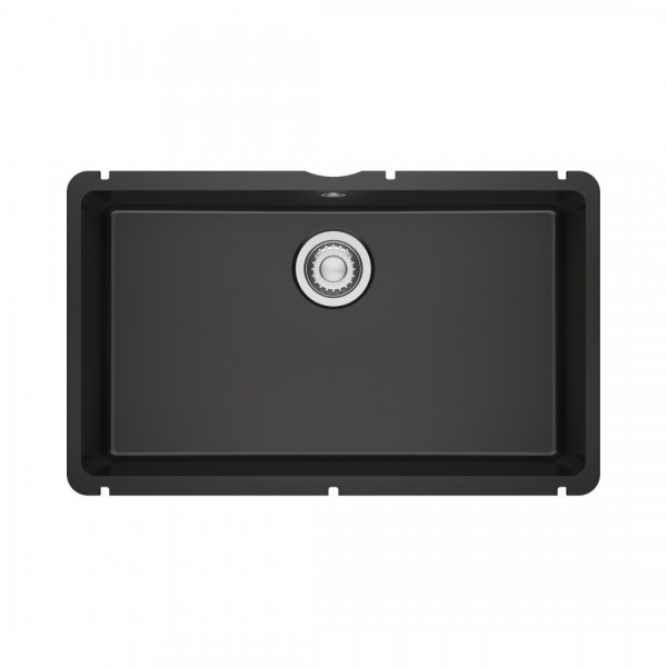 Franke KubusX KXK 110-71 zlewozmywak ceramiczny 74,5x45,4 cm czarny mat 126.0738.297