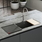 Franke KubusX KXK 110-71 zlewozmywak ceramiczny 74,5x45,4 cm czarny mat 126.0738.297