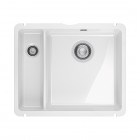 Franke KubusX KXK 160-37-12 zlewozmywak ceramiczny 54,5x45,4 cm biały połysk 126.0738.298