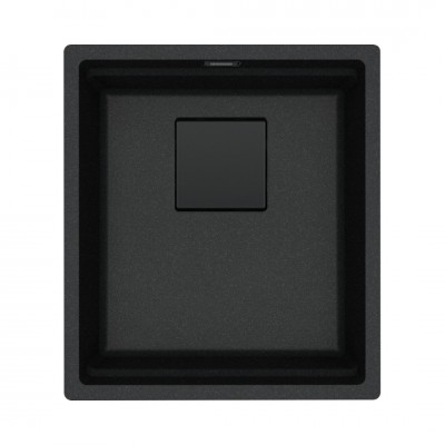 Franke Kanon KNG 110-37 zlewozmywak 41x46 cm Fragranit+ onyx/czarny mat 125.0740.837