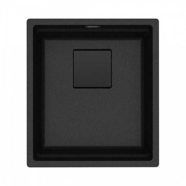 Franke Kanon KNG 110-37 zlewozmywak 41x46 cm Fragranit+ onyx/czarny mat 125.0740.837