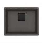Franke Kanon KNG 110-52 zlewozmywak 56x46 cm Fragranit+ łupkowy szary/czarny mat 125.0737.898