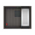 Franke Kanon KNG 110-52 zlewozmywak 56x46 cm Fragranit+ łupkowy szary/czarny mat 125.0737.898