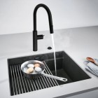 Franke Kanon KNG 110-52 zlewozmywak 56x46 cm Fragranit+ onyx/czarny mat 125.0740.835