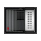 Franke Kanon KNG 110-52 zlewozmywak 56x46 cm Fragranit+ onyx/czarny mat 125.0740.835