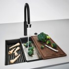 Franke Kanon KNG 110-52 zlewozmywak 56x46 cm Fragranit+ onyx/czarny mat 125.0740.835