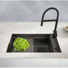 Franke Kanon KNG 110-62 zlewozmywak 76x46 cm Fragranit+ łupkowy szary/czarny mat 125.0737.897