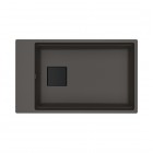 Franke Kanon KNG 110-62 zlewozmywak 76x46 cm Fragranit+ łupkowy szary/czarny mat 125.0737.897