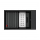 Franke Kanon KNG 110-62 zlewozmywak 76x46 cm Fragranit+ onyx/czarny mat 125.0740.834