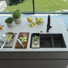 Franke Kanon KNG 120 zlewozmywak 76x46 cm Fragranit+ onyx/czarny mat 125.0740.836