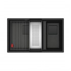 Franke Kanon KNG 120 zlewozmywak 76x46 cm Fragranit+ onyx/czarny mat 125.0740.836