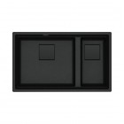 Franke Kanon KNG 120 zlewozmywak 76x46 cm Fragranit+ onyx/czarny mat 125.0740.836