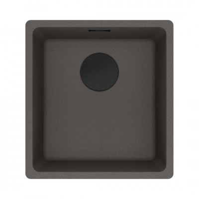 Franke Maris MRG 110-37 zlewozmywak 40,3x43,3 cm Fragranit+ łupkowy szary/czarny mat 125.0737.996