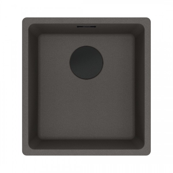 Franke Maris MRG 110-37 zlewozmywak 40,3x43,3 cm Fragranit+ łupkowy szary/czarny mat 125.0737.996