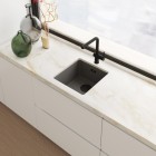 Franke Maris MRG 110-37 zlewozmywak 40,3x43,3 cm Fragranit+ łupkowy szary/czarny mat 125.0737.996