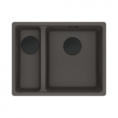 Franke Maris MRG 160-34-15 zlewozmywak 55,3x43,3 cm Fragranit+ łupkowy szary/czarny mat 125.0737.992