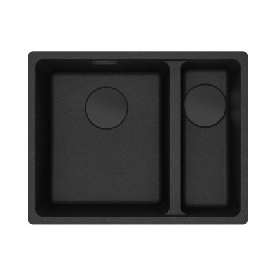 Franke Maris MRG 160-34-15SBR zlewozmywak 55,3x43,3 cm Fragranit+ onyx/czarny mat 125.0740.840