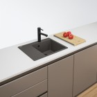 Franke Centro CNG 611-62 TL zlewozmywak 62x50 cm komora z prawej Fragranit+ onyx/czarny mat 114.0740.850