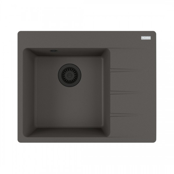 Franke Centro CNG 611-62 TL zlewozmywak 62x50 cm komora z lewej Fragranit+ łupkowy szary/czarny mat 114.0738.004