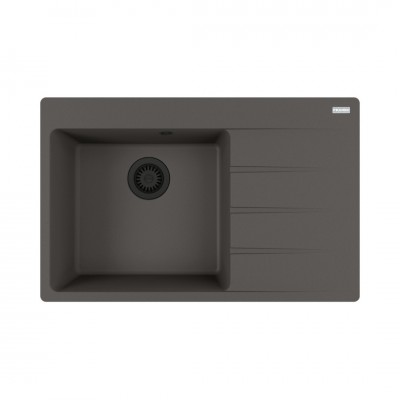 Franke Centro CNG 611-78 TL zlewozmywak 78x50 cm komora z lewej Fragranit+ łupkowy szary/czarny mat 114.0738.002